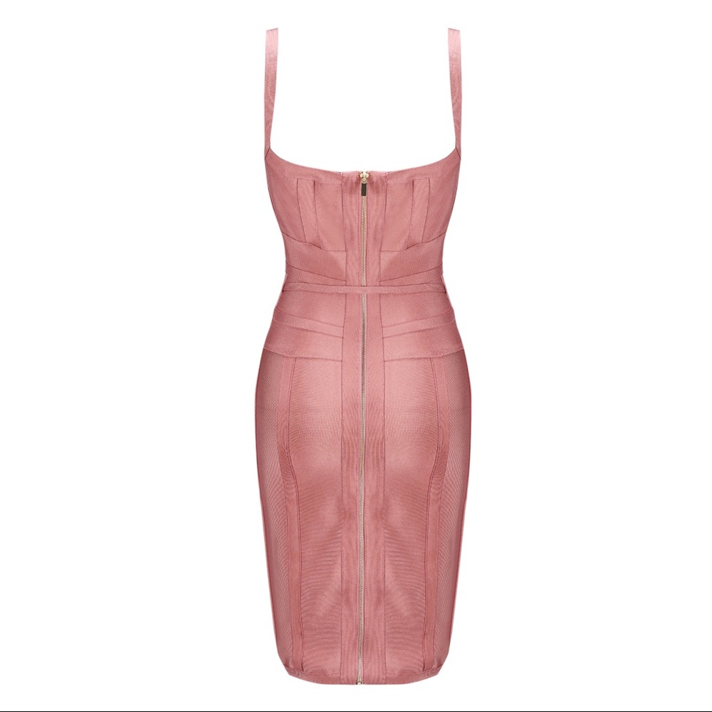 LAST ONE!! HOST PICK! Pink Bandage Dress Size:L - Picture 2 of 7